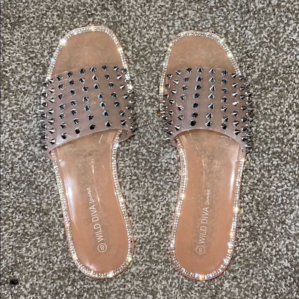 Fashion Nova Spiked Sandal
